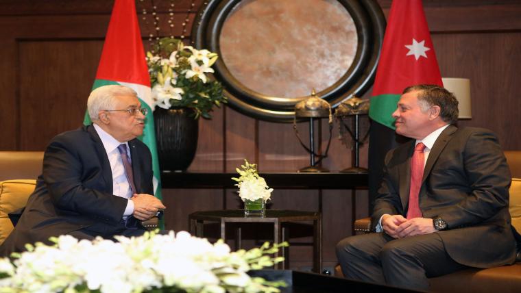 الرئيس محمود عباس والملك الأردني في لقاءؤ مسبق