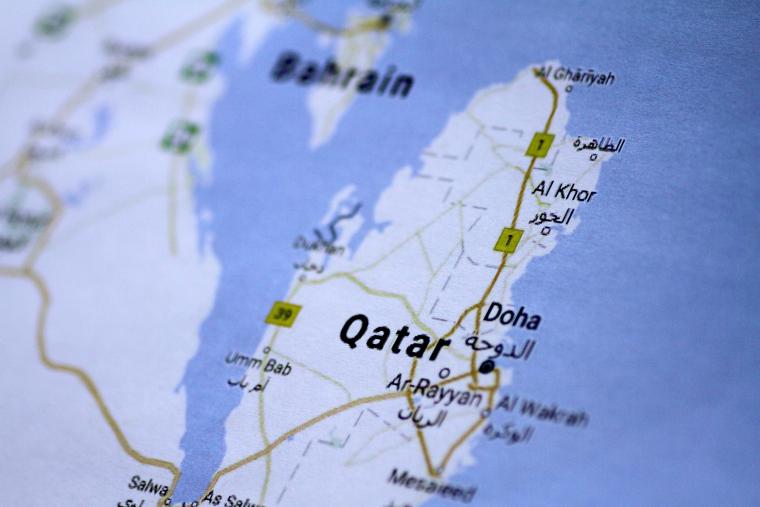 خارطة دولة قطر