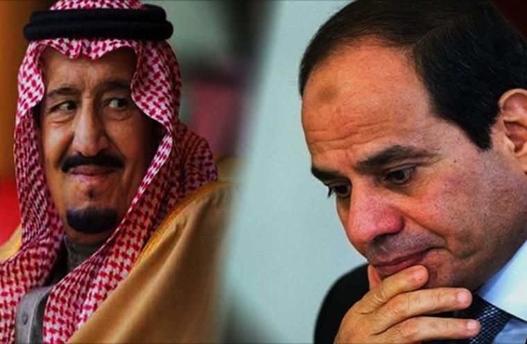 الرئيس المصري والملك السعودي