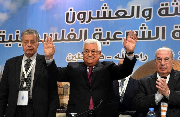 محمود عباس في المجلس الوطني