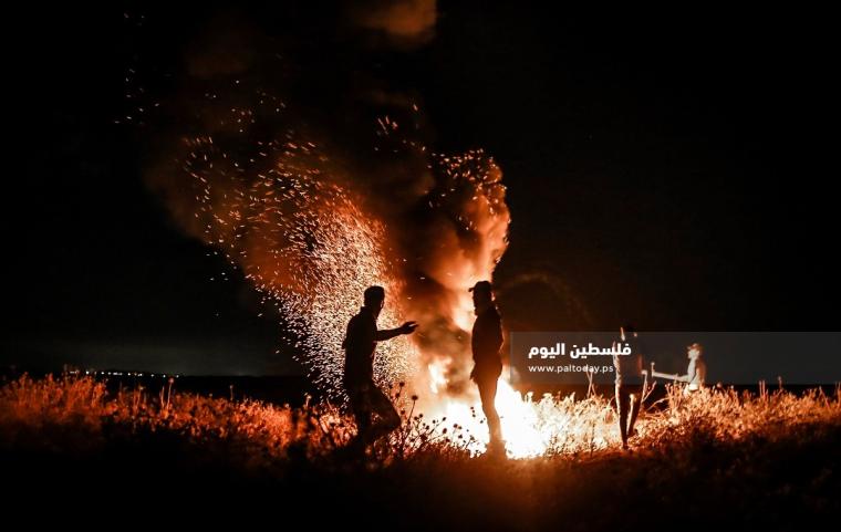 الإرباك الليلي على حدود قطاع غزة (3)
