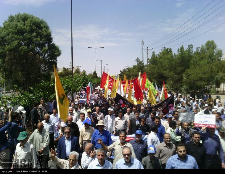 من مسيرات يوم القدس العالمي في ايران 