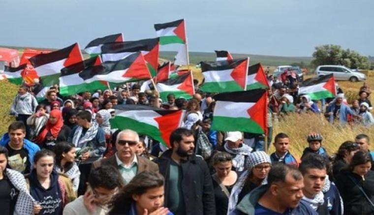 مسيرة العودة على حدود غزة