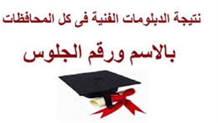 نتيجة الدور الثانى الدبلومات الفنية ٢٠١٩ البوابة الحكومة المصرية