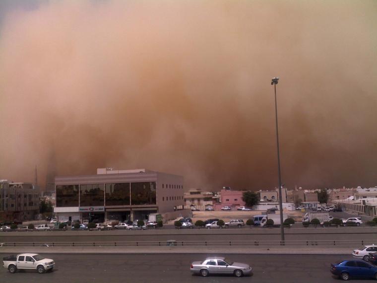 موجة غبار في السعودية