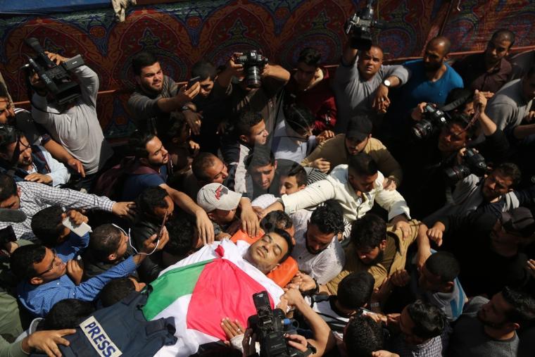 الصحفي ياسر مرتجى في غزة ‫(42271249)‬ ‫‬.JPG