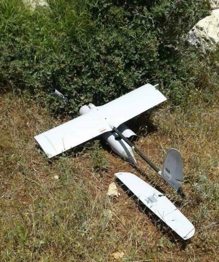 طائرة الاستطلاع التي سقطت في الاراضي اللبنانية