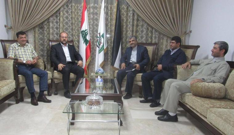ممثل حماس يستقبل وفداً من إيران في لبنان