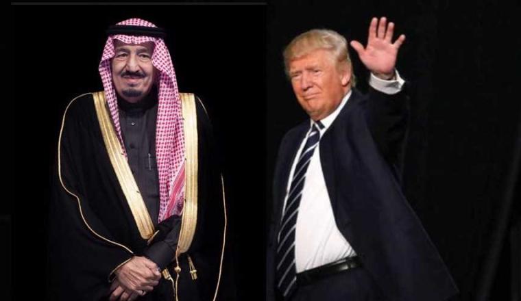 ترامب والملك السعودي