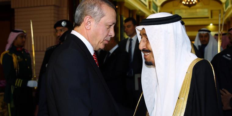 الرئيس التركي والعاهل السعودي