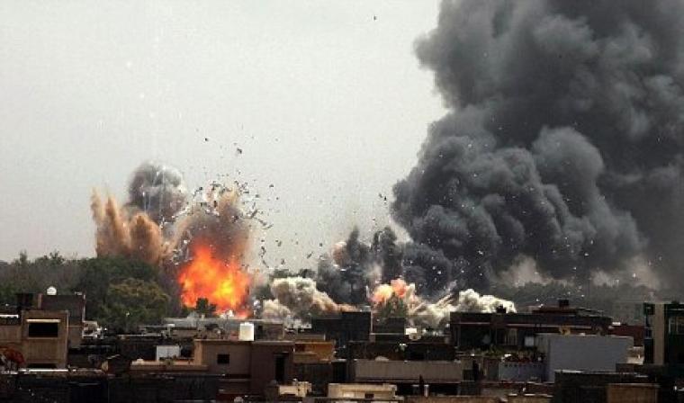 انفجار داخلية ليبيا