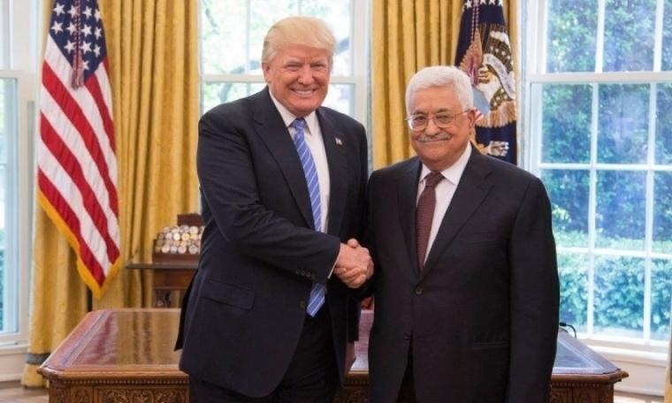 الرئيسان عباس و ترامب