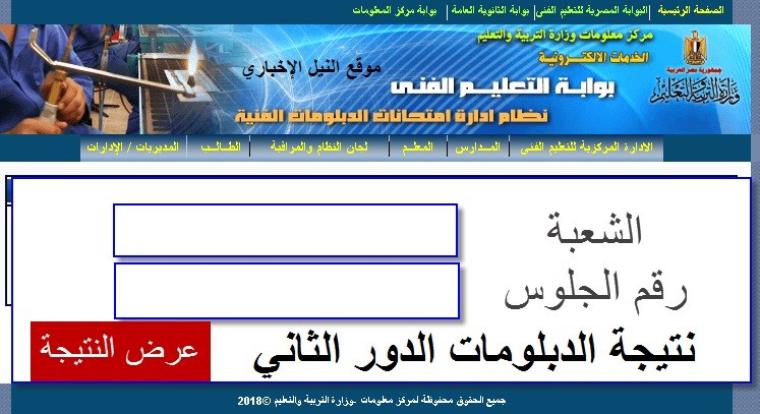 موعد نتيجة الدبلومات الفنية