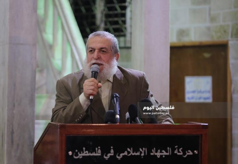 الشيخ نافذ رشاد عزام عضو المكتب السياسي لحركة الجهاد الاسلامي في فلسطين