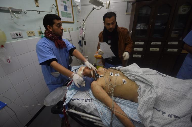 اصابات شرق قطاع غزة