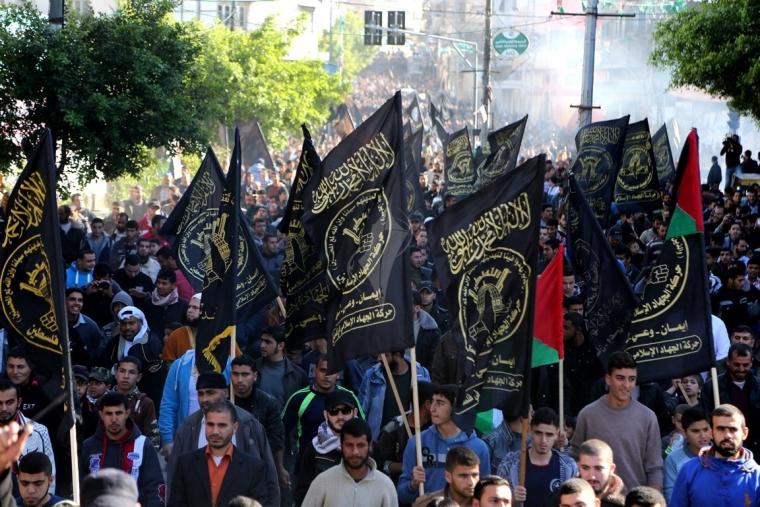 مسيرات لحركة الجهاد الإسلامي