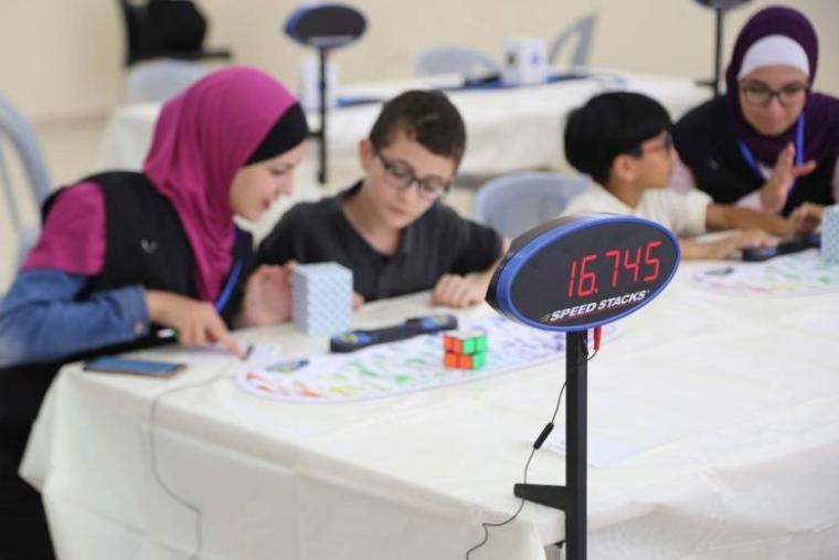 طولة فلسطين في حل مكعب الروبيك لعام 2018