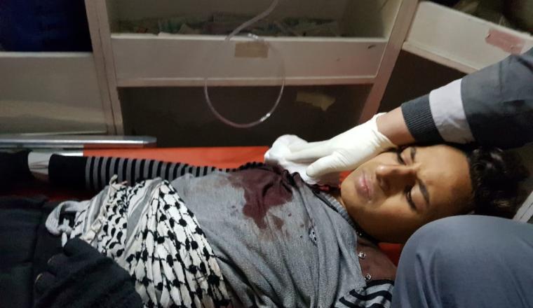 إصابة فتى برصاص الاحتلال شرق غزة