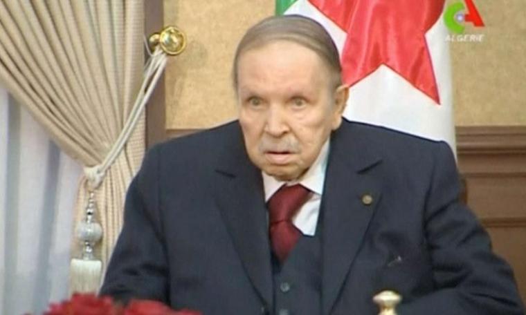 عبد العزيز بوتفليقة الرئيس الجزائري المنتهية ولايته