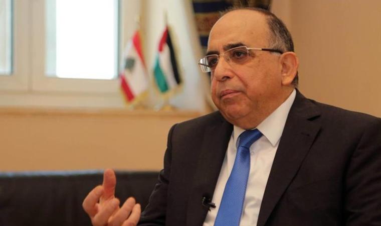 رئيس لجنة الحوار اللبناني الفلسطيني الوزير اللبناني السابق حسن منيمنة