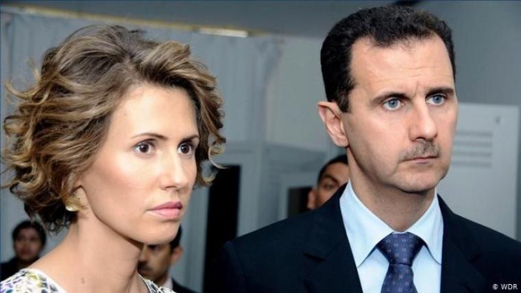 بشار الأسد وزوجها