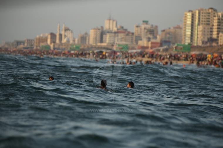 حرارة - بحر غزة