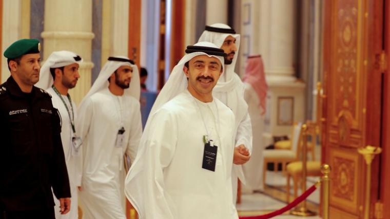 وزير الخارجية الاماراتي عبدالله بن زايد