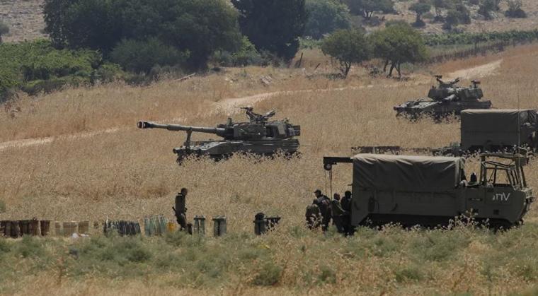 الجيش الاسرائيلي على حدود لبنان .. مناورة اسرائيلية خشية من حزب الله.JPG