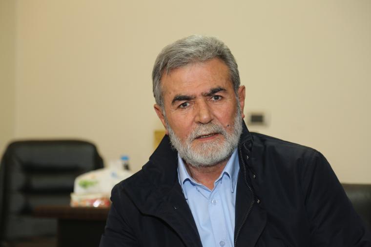 الأمين العام لحركة الجهاد الاسلامي في فلسطين، الاستاذ زياد النخالة