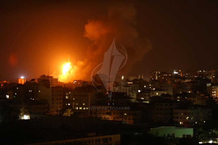عام 2018 غارات إسرائيلية تواصلت على قطاع غزة وصواريخ المقاومة تدك مستوطنات العد, (17).JPG