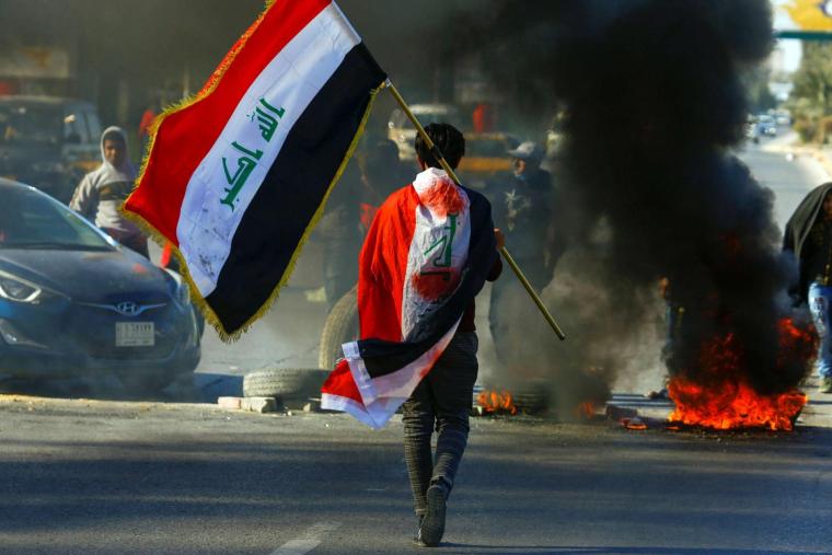 تظاهرات في بغداد تطالب برحيل القوات الامريكية من البلاد