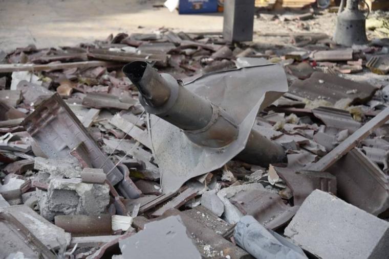 سقوط صاروخ من غزة