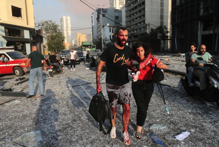 مرفأ #بيروت جراء الانفجار الضخـم (10)