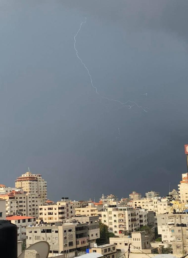 الامطار في غزة -طقس