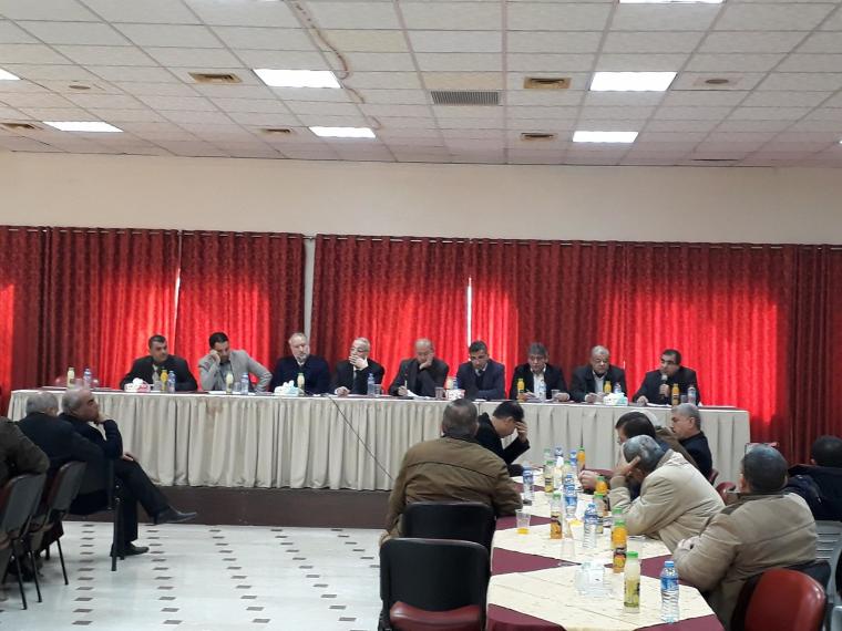 صورة خاصة خلال المؤتمر الصحفي