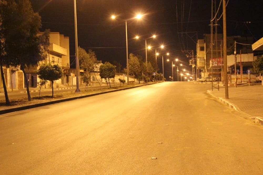 صور: استمرار فرض الاغلاق الليلي الكلي في قطاع غزة