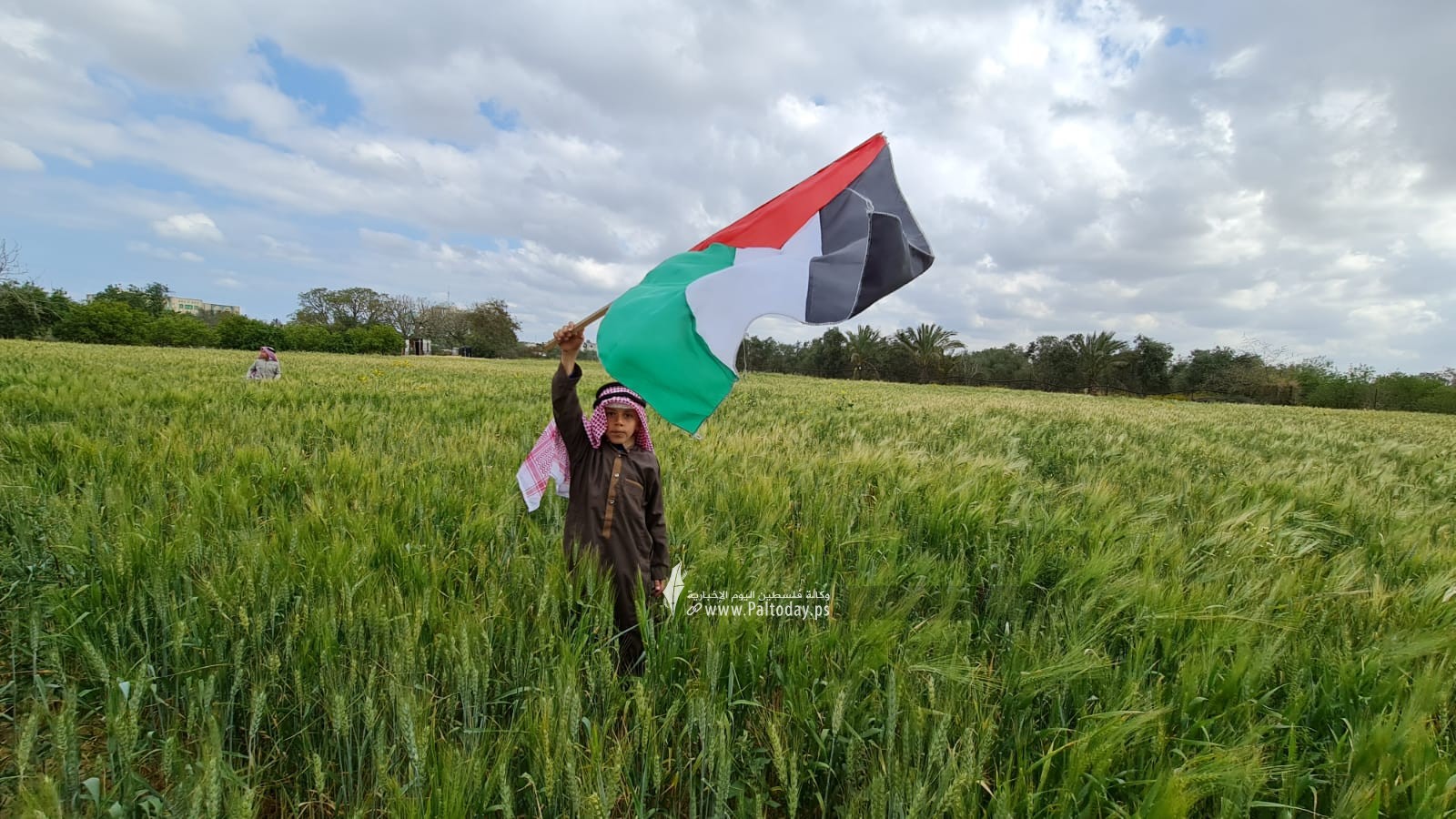 الهيئة الوطنية العليا لمسيرات العودة في قطاع غزة تحيي ذكرى يوم الأرض شرق ملكة (15).jpeg
