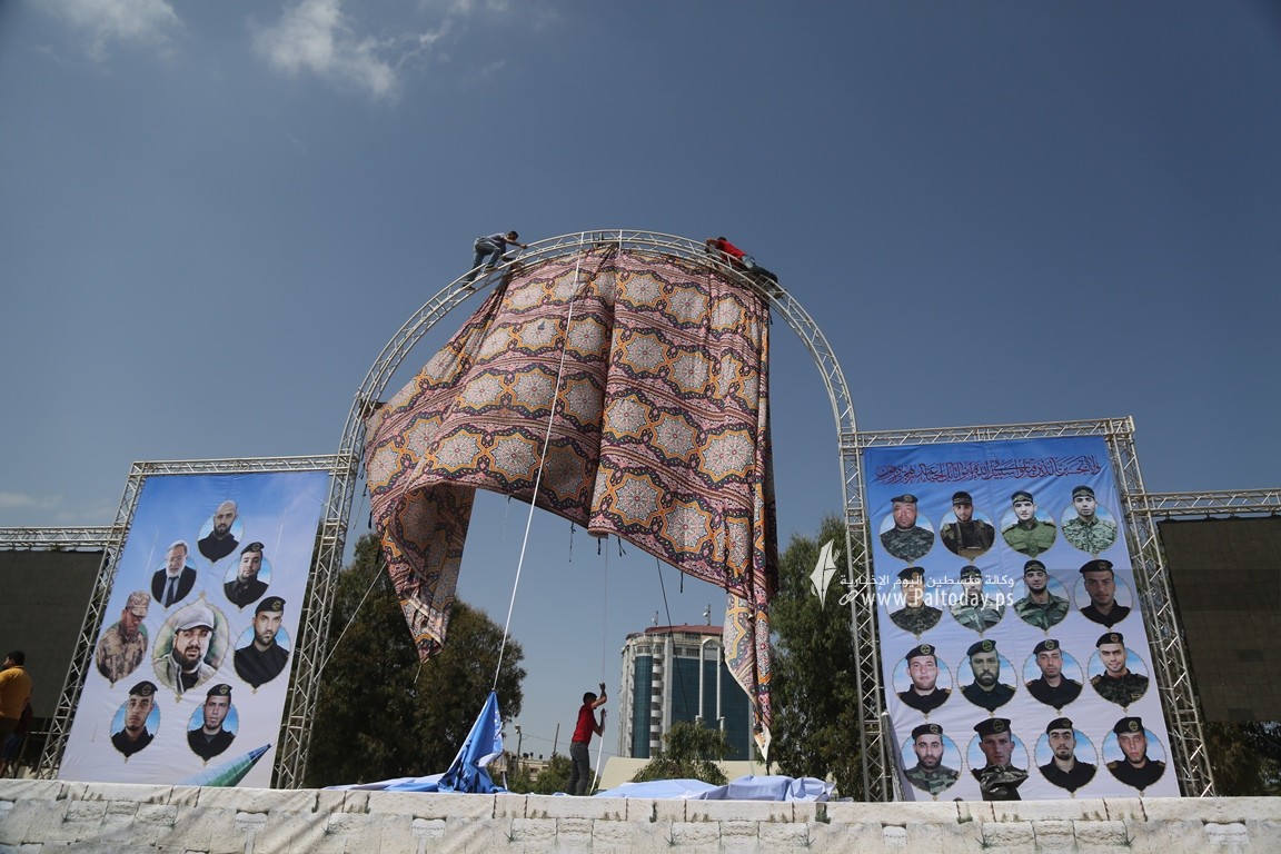 مهرجان سيف القدس بساحة السرايا (11).JPG