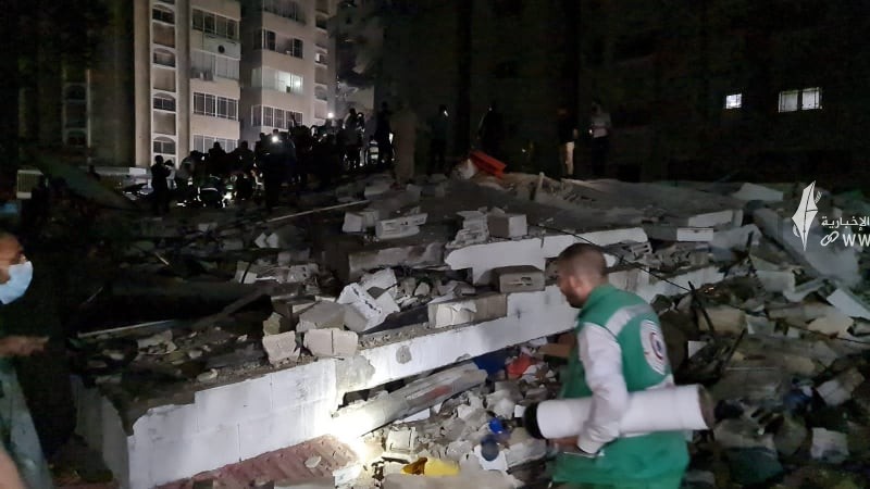 اثار قصف اسرائيلي على غزة  1.jpg