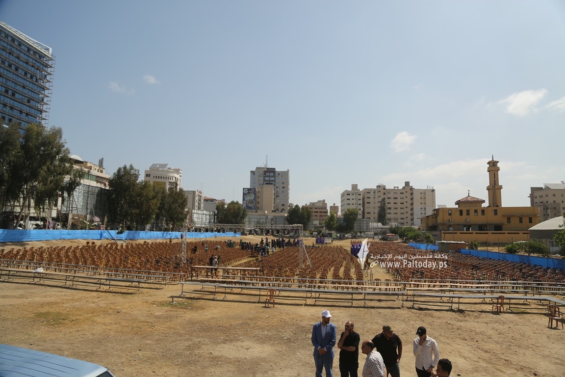 مهرجان سيف القدس بساحة السرايا (13).JPG