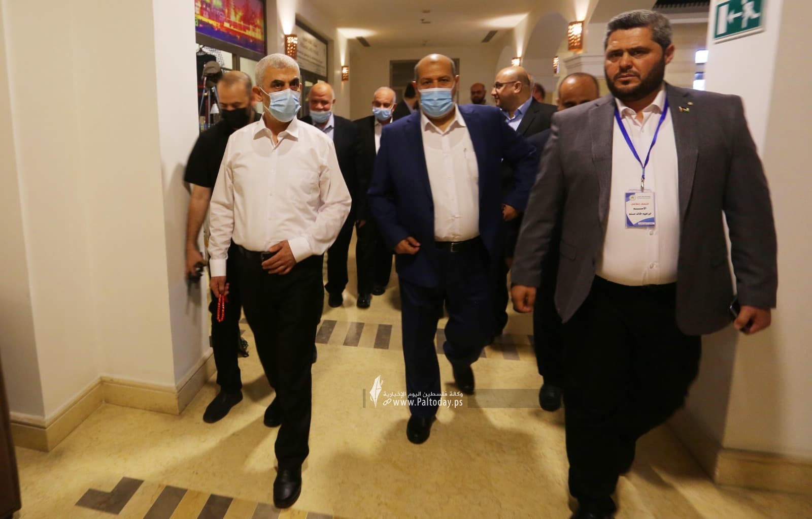 وفد حماس يصل لاستقبال رئيس المخابرات المصرية4.jpg