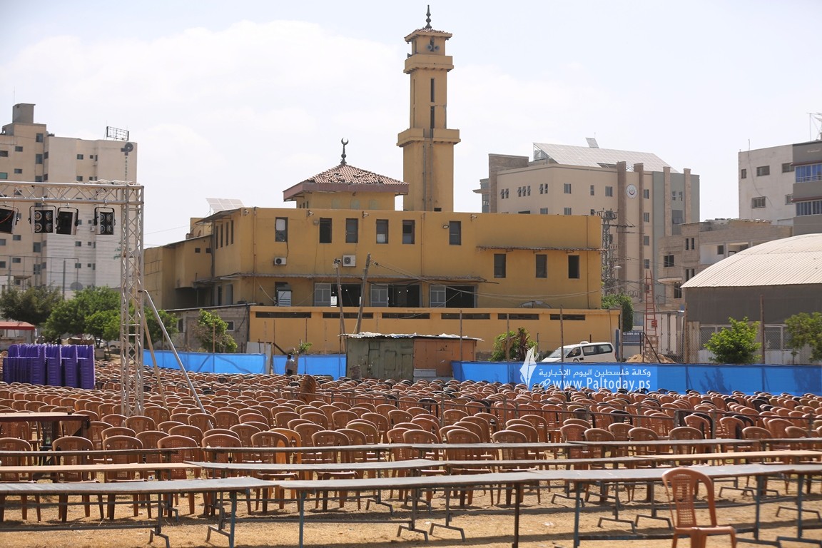مهرجان سيف القدس بساحة السرايا (10).JPG