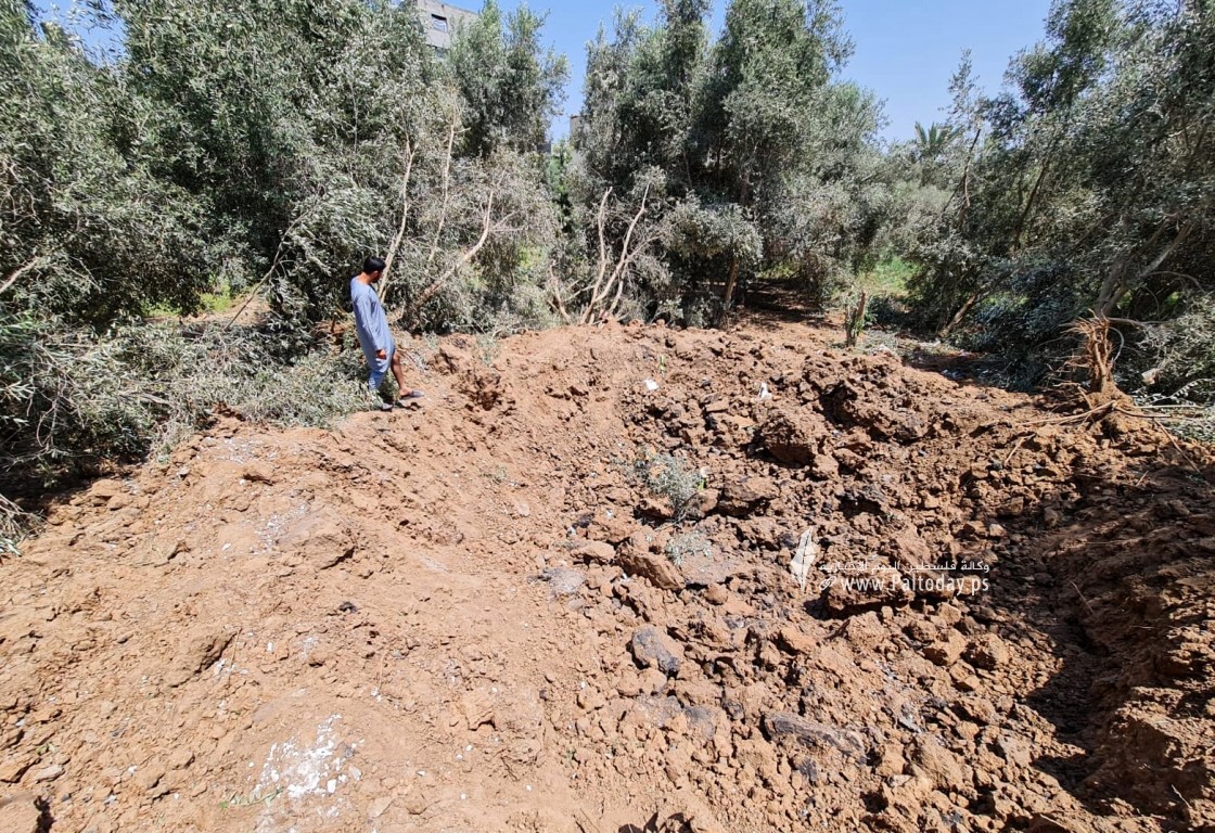  قصف الاحتلال الإسرائيلي لأراضٍ زراعية شمال قطاع غزة (12).jpeg