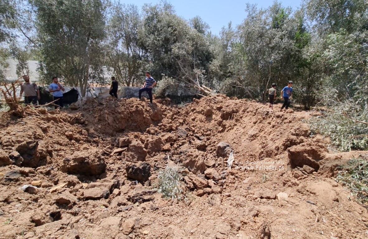  قصف الاحتلال الإسرائيلي لأراضٍ زراعية شمال قطاع غزة (8).jpeg