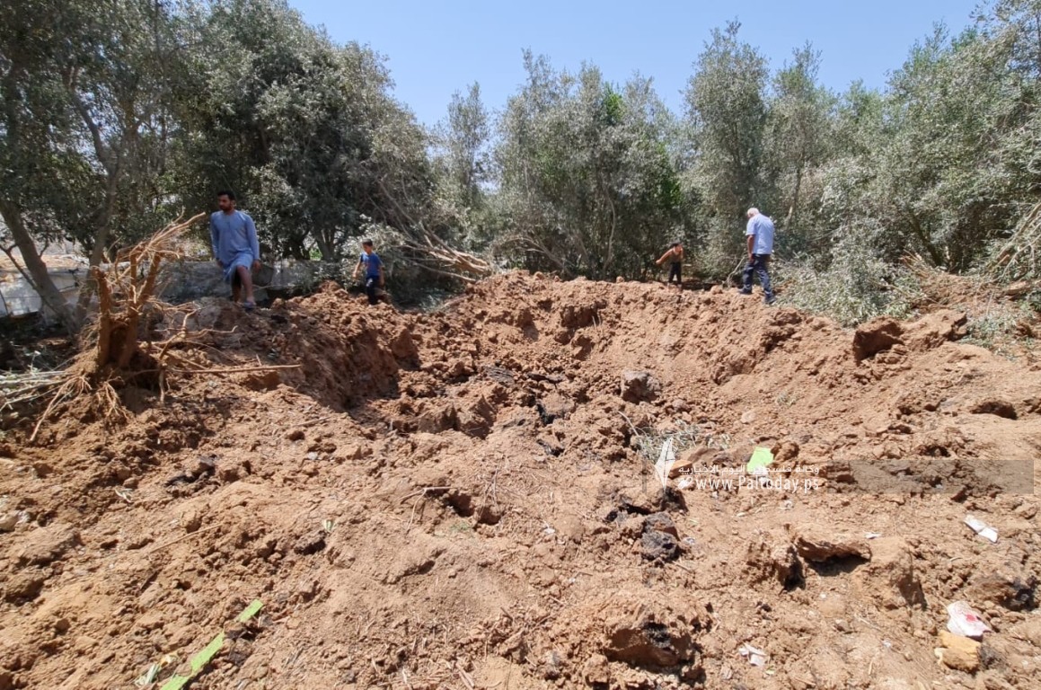  قصف الاحتلال الإسرائيلي لأراضٍ زراعية شمال قطاع غزة (5).jpeg