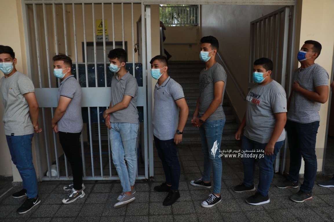 تطعيم طلاب مدارس قطاع غزة الثانوية العامة (3).jpeg