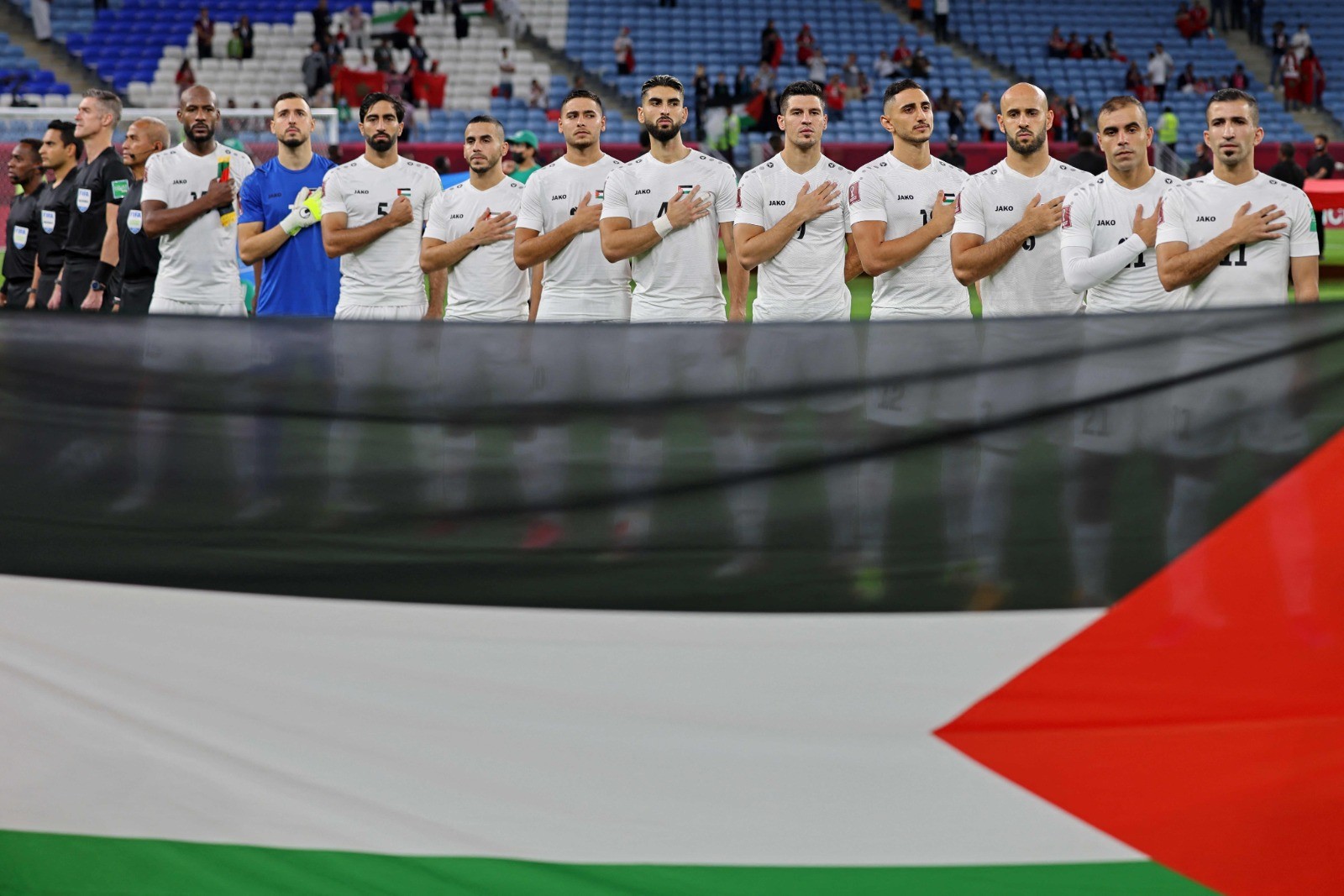 مباراة منتخب فلسطين ضد المغرب في كاس العرب.jpeg