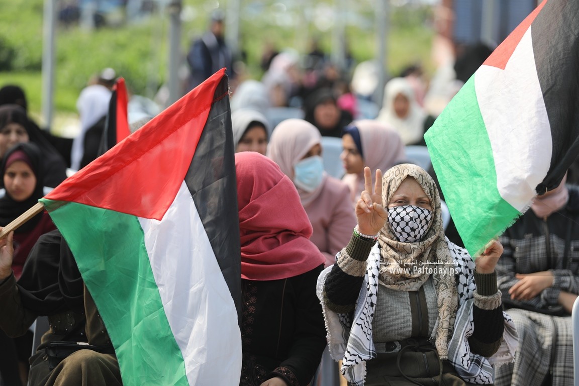  فعاليات يوم الأرض في ملكة شرق غزة (5).JPG