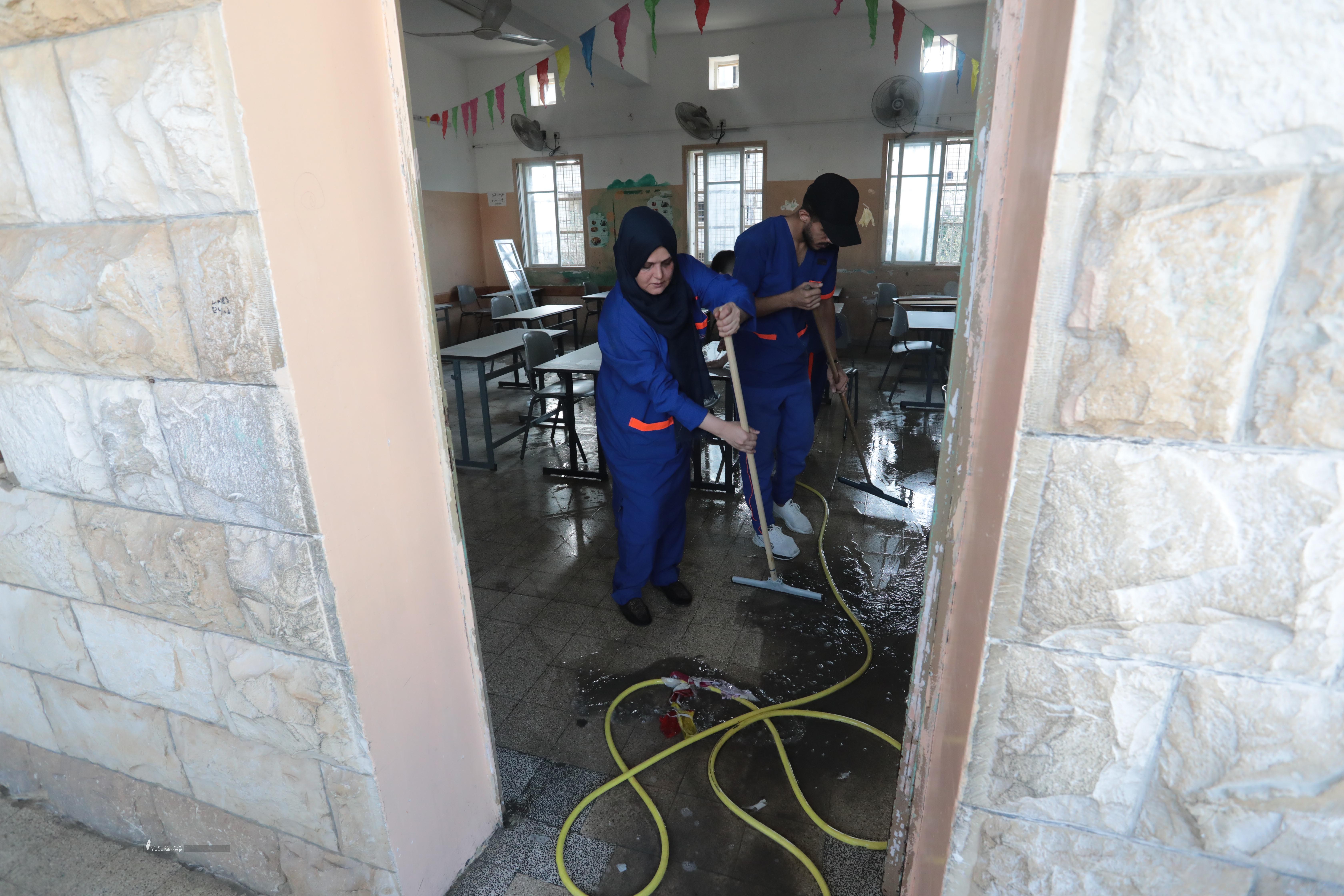 تنظيف مدارس غزة (5).jpg