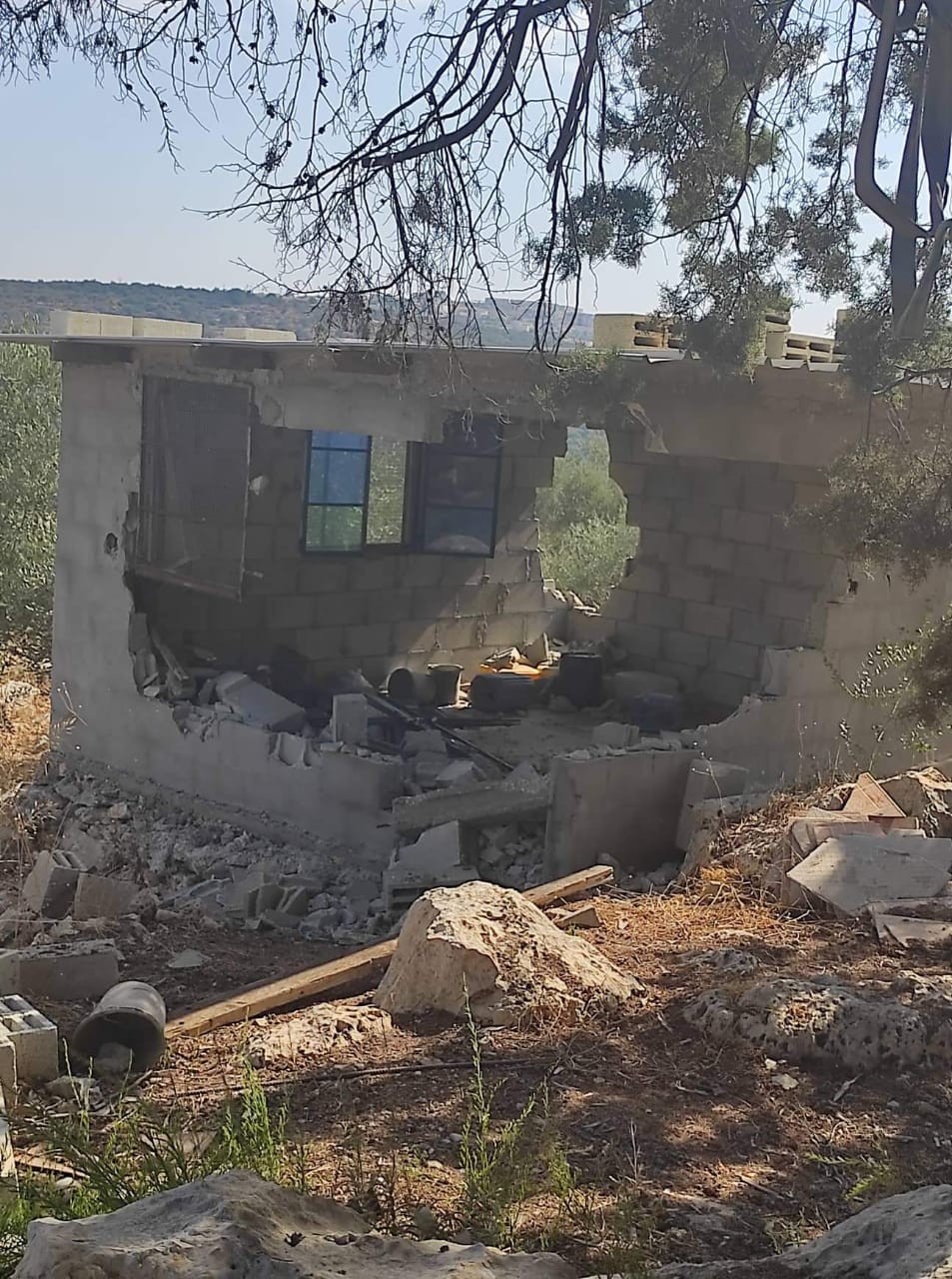 مستوطنون يدمرون غرف زراعية غرب سلفيت في الضفة المحتلة (5).jpeg